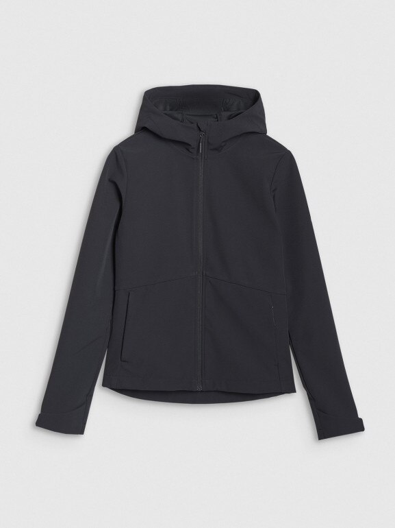 Damski softshell 4F 4FWSS25TSOFF320 - czarny
