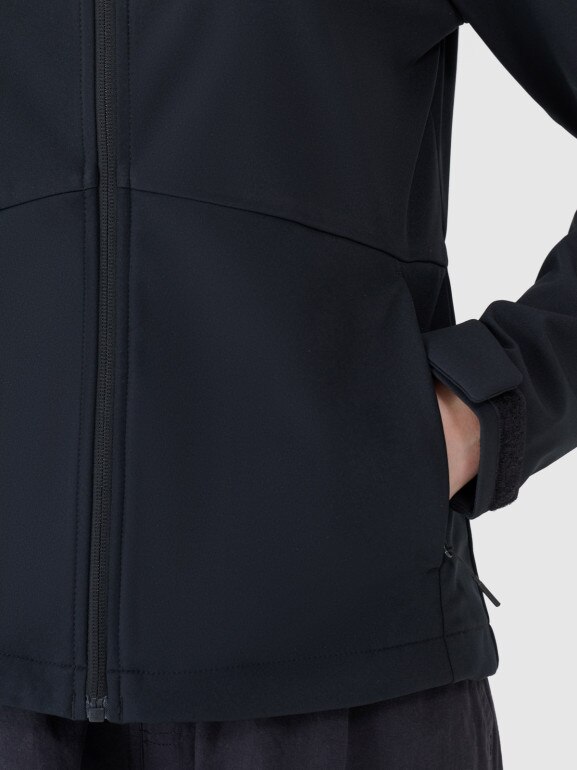 Damski softshell 4F 4FWSS25TSOFF320 - czarny