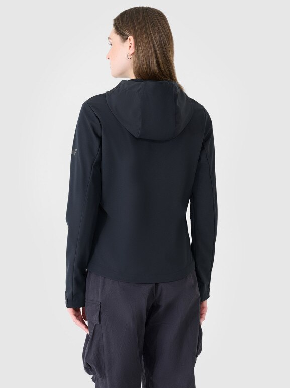Damski softshell 4F 4FWSS25TSOFF320 - czarny