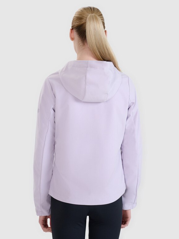 Damski softshell 4F 4FWSS25TSOFF320 - fioletowy