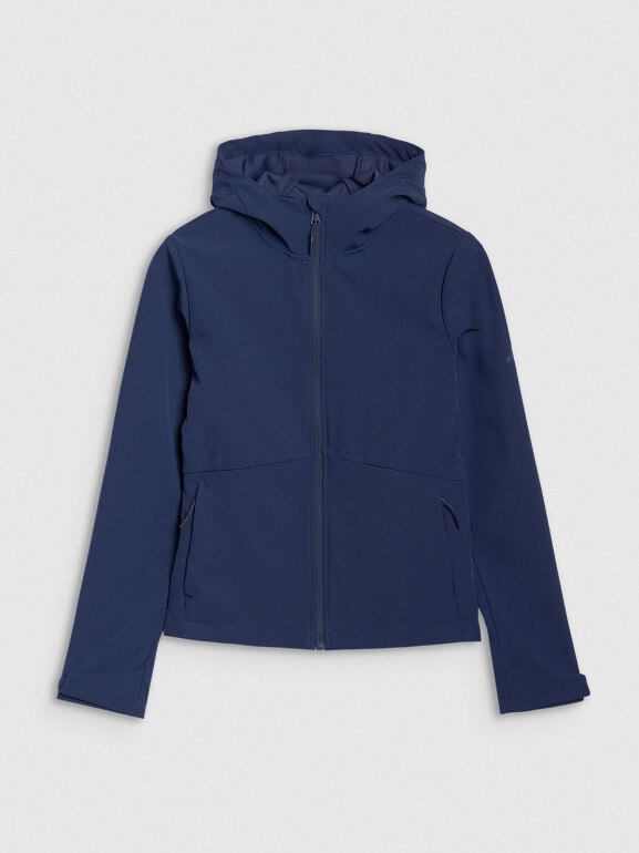 Damski softshell 4F 4FWSS25TSOFF320 - granatowy