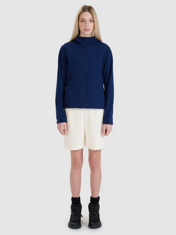Damski softshell 4F 4FWSS25TSOFF320 - granatowy