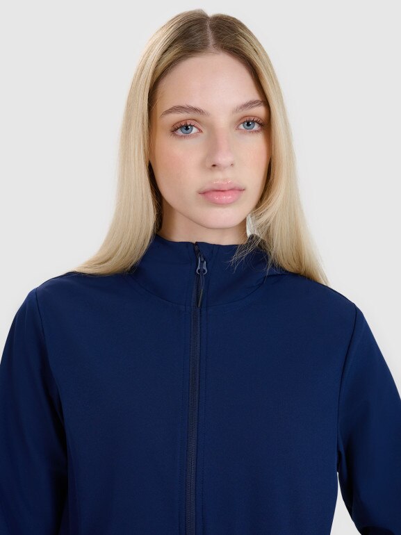 Damski softshell 4F 4FWSS25TSOFF320 - granatowy