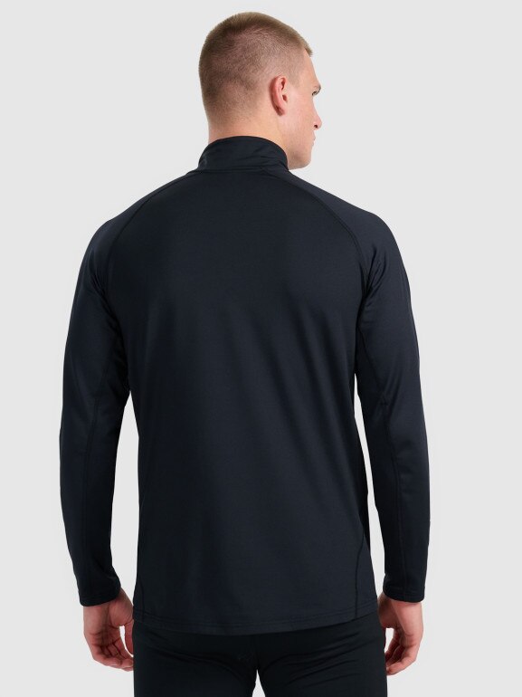 Męska bielizna termiczna ocieplana (góra) 4F 4FWAW25UBRUM101 - czarna