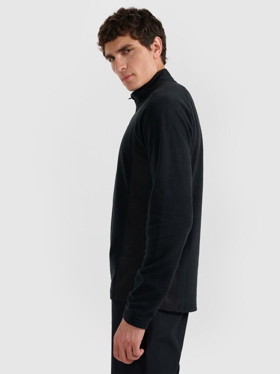 Męska bielizna termiczna polarowa (góra) 4F 4FWAW25UFLEM066 - czarna