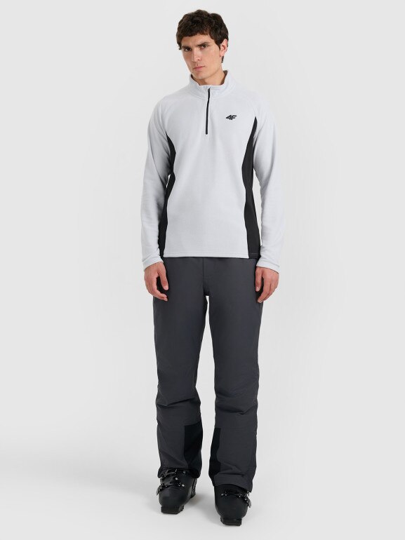 Męska bielizna termiczna polarowa (góra) 4F 4FWAW25UFLEM066 - szara