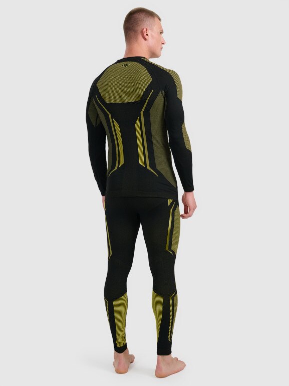 Męska bielizna termoaktywna (dół) 4F 4FRAW25USEAM269 - żółta