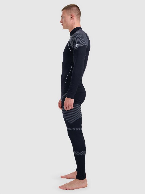 Męska bielizna termoaktywna (dół) 4F 4FWAW25USEAM236 - czarna