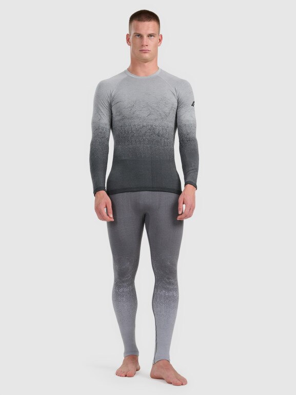 Męska bielizna termoaktywna (dół) 4F 4FWAW25USEAM232 - szara