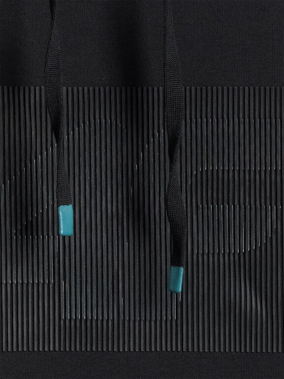 Męska bluza dresowa rozpinana z kapturem 4F 4FRSS26TSWSM2975 - czarna