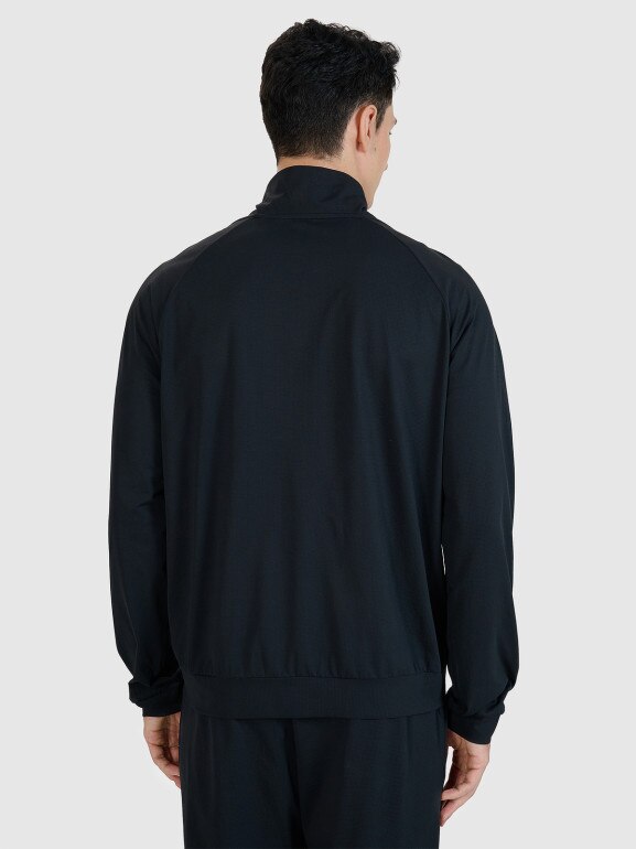 Męska bluza treningowa 4F 4FRSS25TFSWM634 - czarna