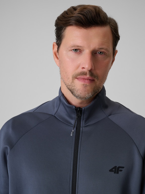Męska bluza treningowa 4F 4FRSS26TFSWM0959 - szara