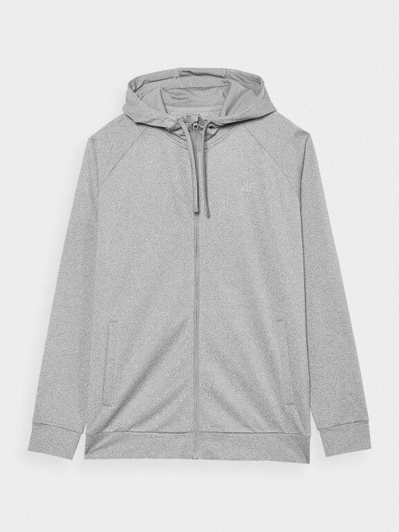 Męska bluza treningowa 4F 4FWAW24TFSWM403 - szara