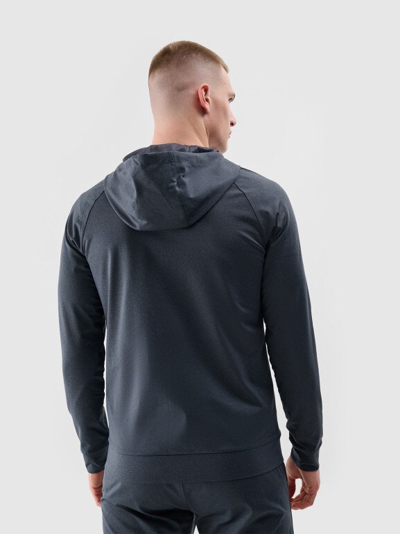 Męska bluza treningowa 4F 4FWSS25TFSWM512 - grananatowa