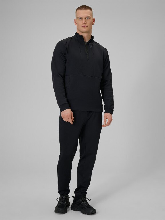 Męska bluza treningowa 4F 4FWSS26TFSWM628 - czarna