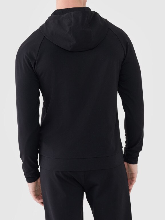 Męska bluza treningowa 4F 4FWSS26TFSWM631 - czarna