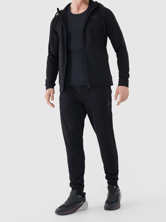 Męska bluza treningowa 4F 4FWSS26TFSWM631 - czarna