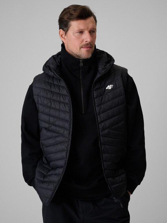 Bezrękawnik treningowy 4F PRO 4FWSS26TVJAM344 - czarny