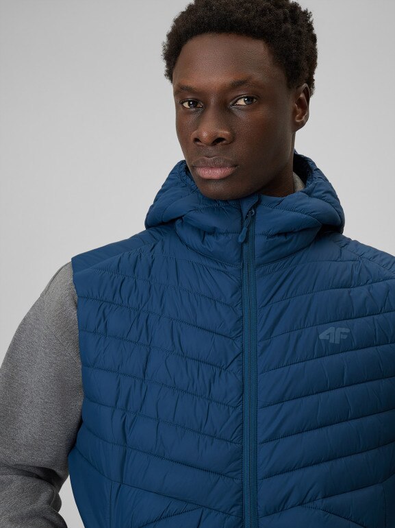 Bezrękawnik treningowy 4F PRO 4FWSS26TVJAM344 - granatowy