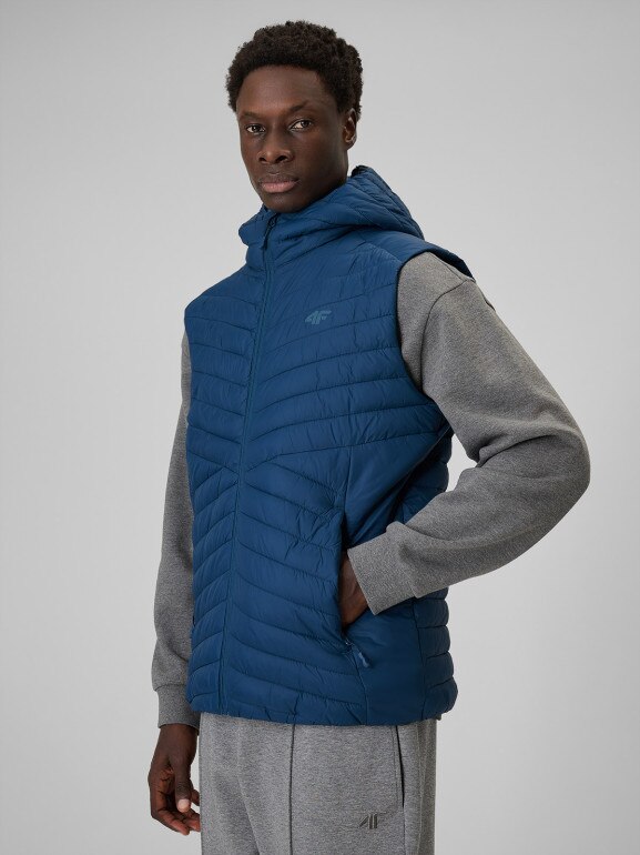 Bezrękawnik treningowy 4F PRO 4FWSS26TVJAM344 - granatowy