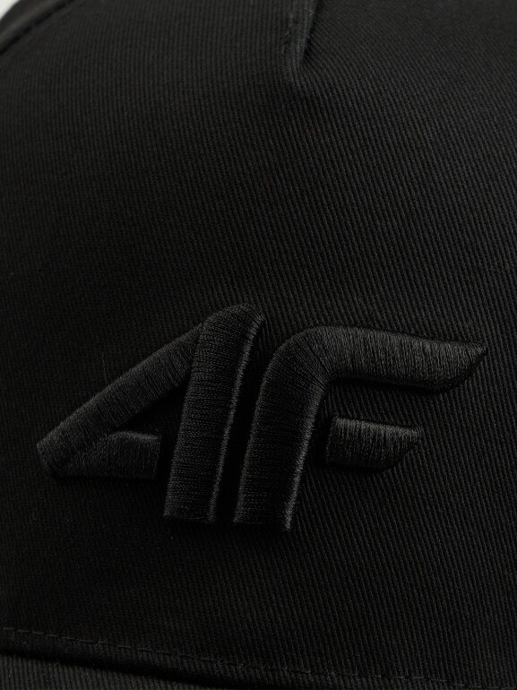 Męska czapka z daszkiem 4F 4FRSS26ACABM0705 - czarna