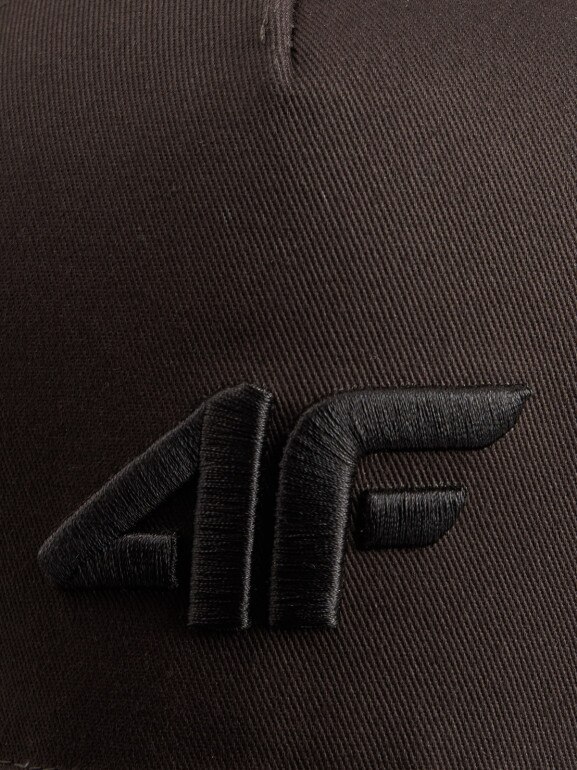 Męska czapka z daszkiem 4F 4FRSS26ACABM0705 - brązowa