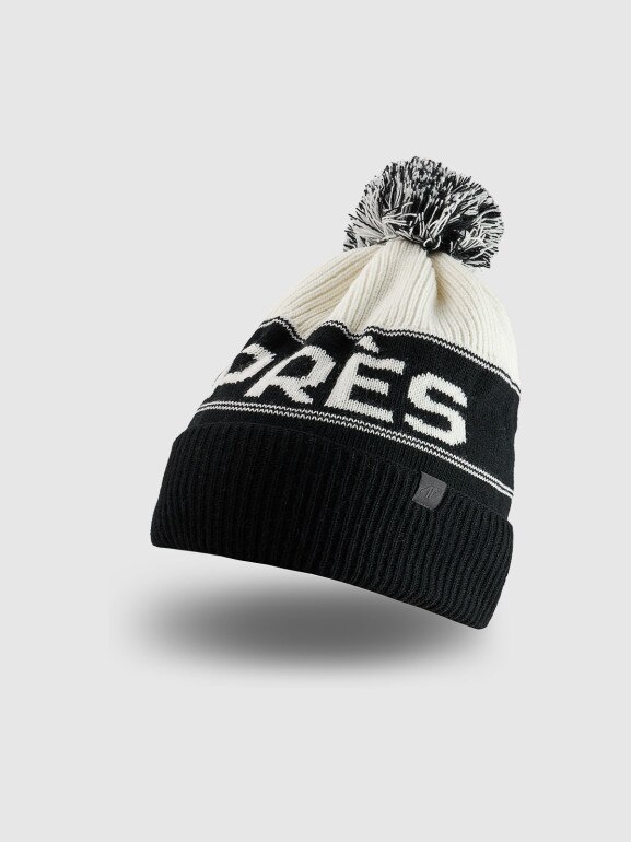 Męska czapka zimowa 4F 4FRAW25ACAPM0720 - czarna