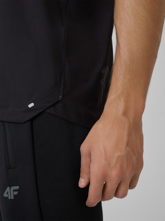 Męska koszulka treningowa 4F 4FRSS26TFTSM2288 - burgundowa