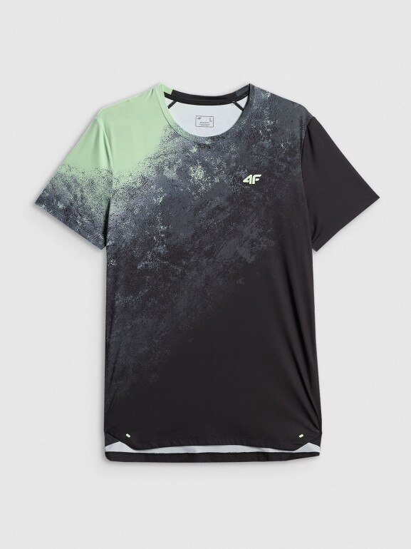 Męska koszulka treningowa 4F 4FRSS26TFTSM2288 - zielona
