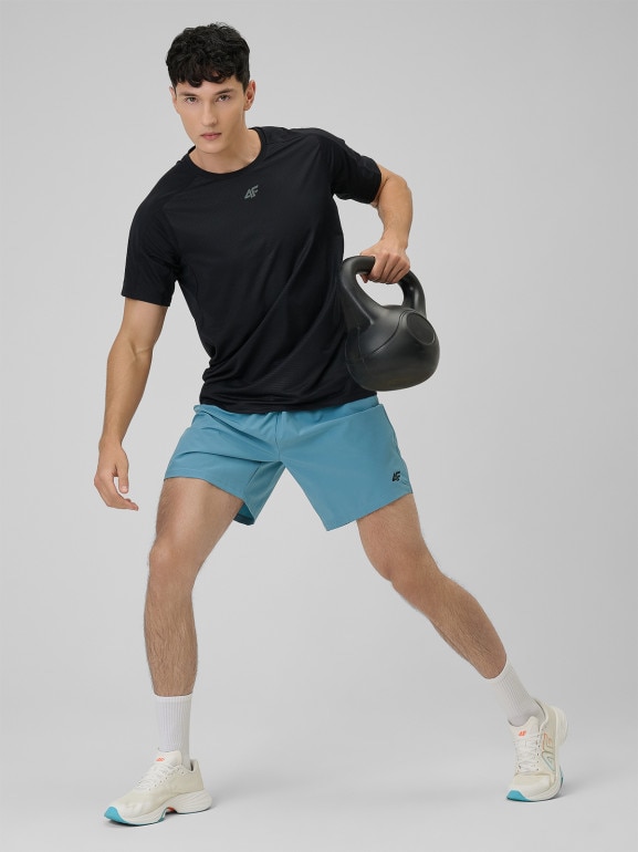 Męska koszulka treningowa 4F 4FRSS26TFTSM2289 - czarna