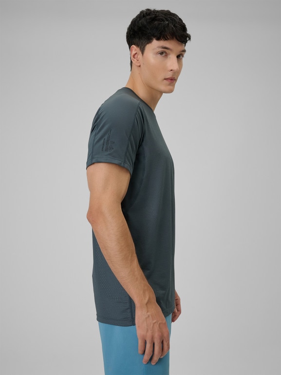Męska koszulka treningowa 4F 4FRSS26TFTSM2289 - szara