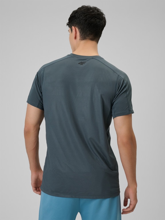 Męska koszulka treningowa 4F 4FRSS26TFTSM2289 - szara