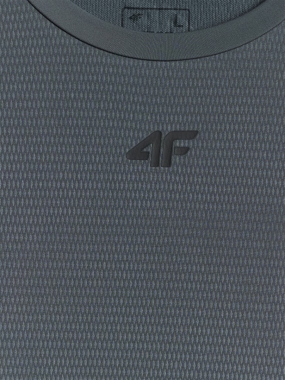 Męska koszulka treningowa 4F 4FRSS26TFTSM2289 - szara
