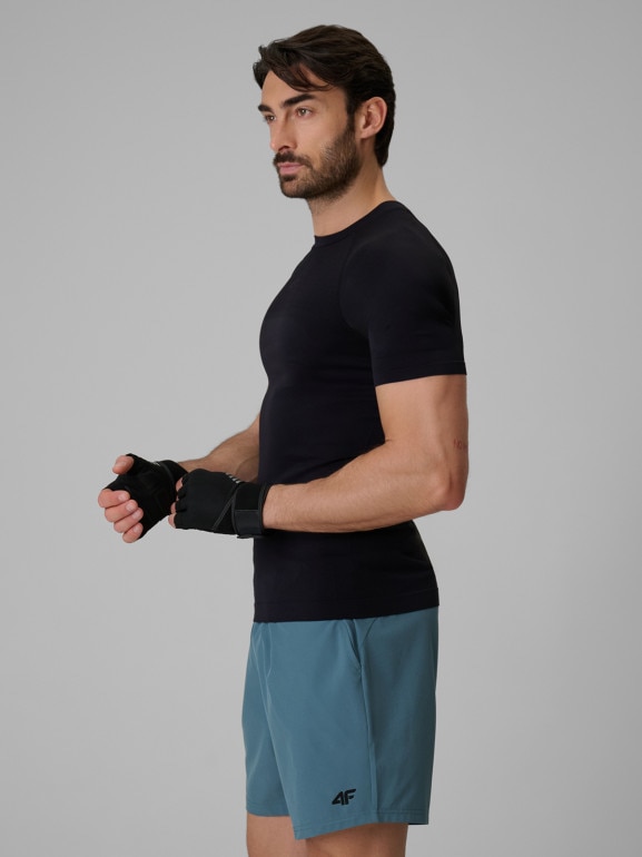 Męska koszulka treningowa 4F 4FRSS26TFTSM2293 - czarna