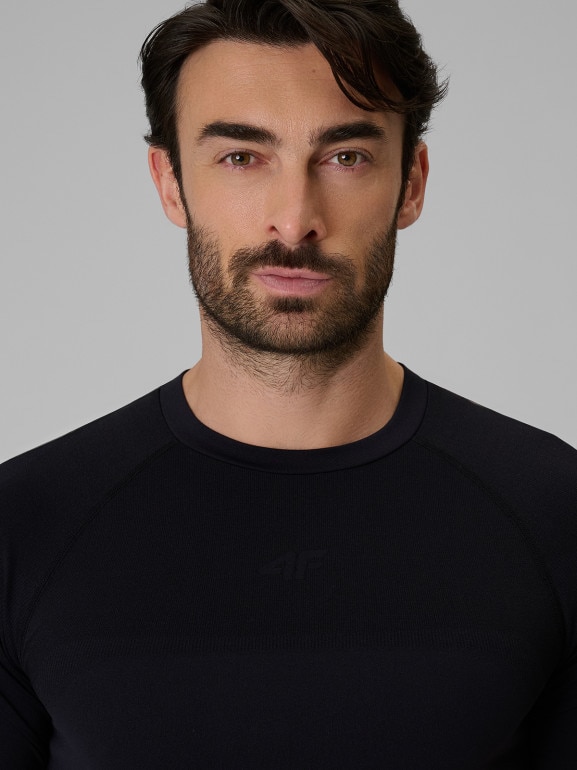 Męska koszulka treningowa 4F 4FRSS26TFTSM2293 - czarna