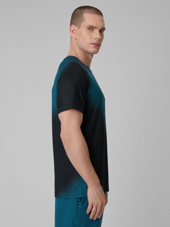 Męska koszulka treningowa 4F 4FRSS26TFTSM2341 - granatowa