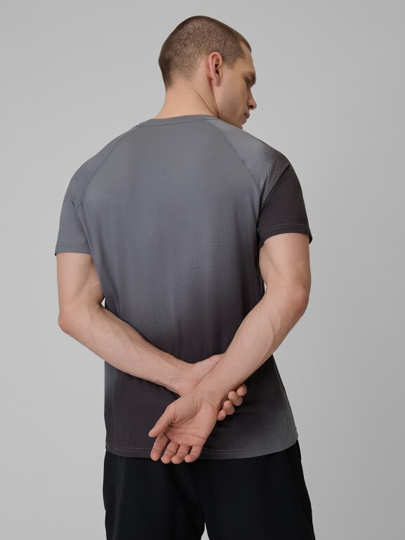 Męska koszulka treningowa 4F 4FRSS26TFTSM2341 - szara