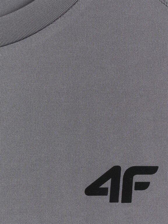 Męska koszulka treningowa 4F 4FRSS26TFTSM2341 - szara