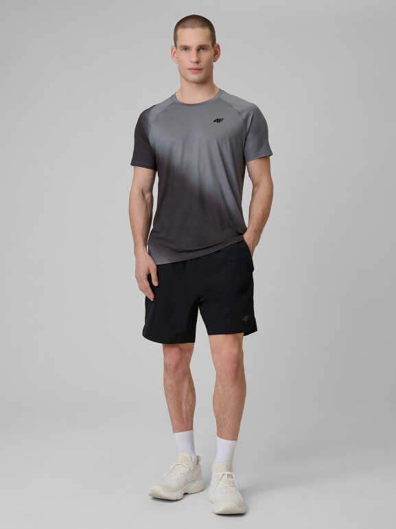 Męska koszulka treningowa 4F 4FRSS26TFTSM2341 - szara