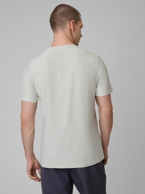 Męska koszulka treningowa 4F 4FRSS26TFTSM2343 - biała