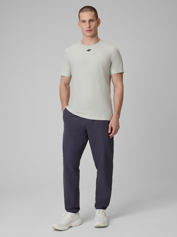 Męska koszulka treningowa 4F 4FRSS26TFTSM2343 - biała