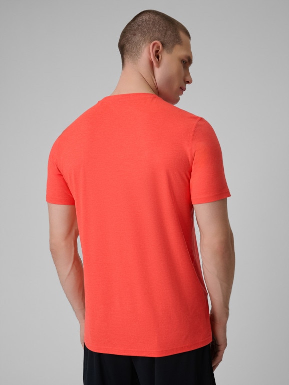 Męska koszulka treningowa 4F 4FRSS26TFTSM2343 - czerwona