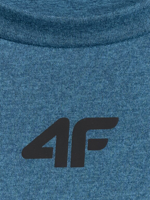 Męska koszulka treningowa 4F 4FRSS26TFTSM2343 - niebieska