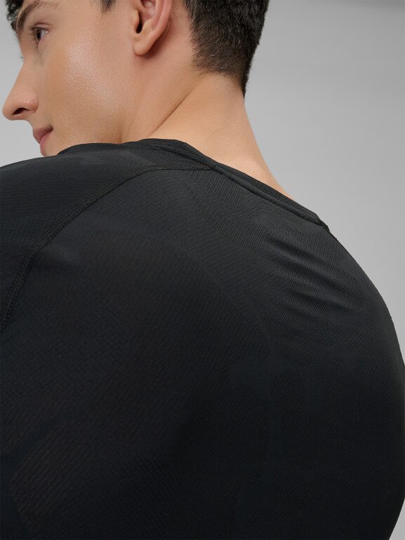 Męska koszulka treningowa 4F 4FWSS26TFTSM1777 - czarna