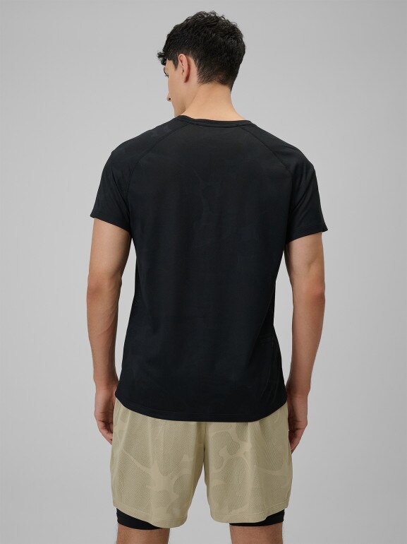 Męska koszulka treningowa 4F 4FWSS26TFTSM1777 - czarna