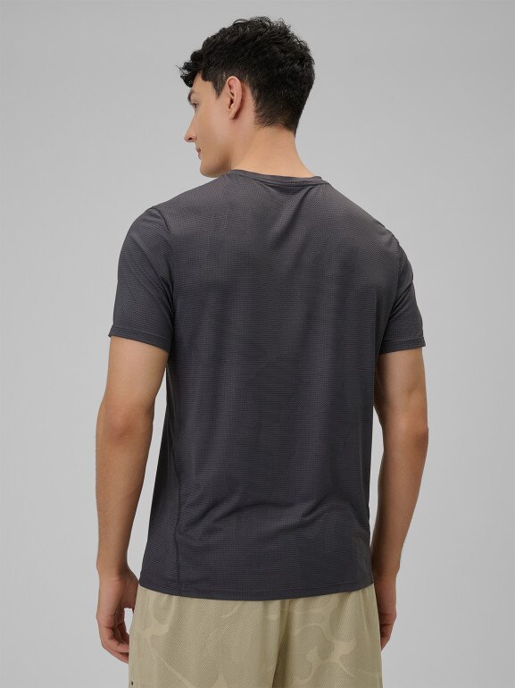 Męska koszulka treningowa 4F 4FWSS26TFTSM1778 - szara