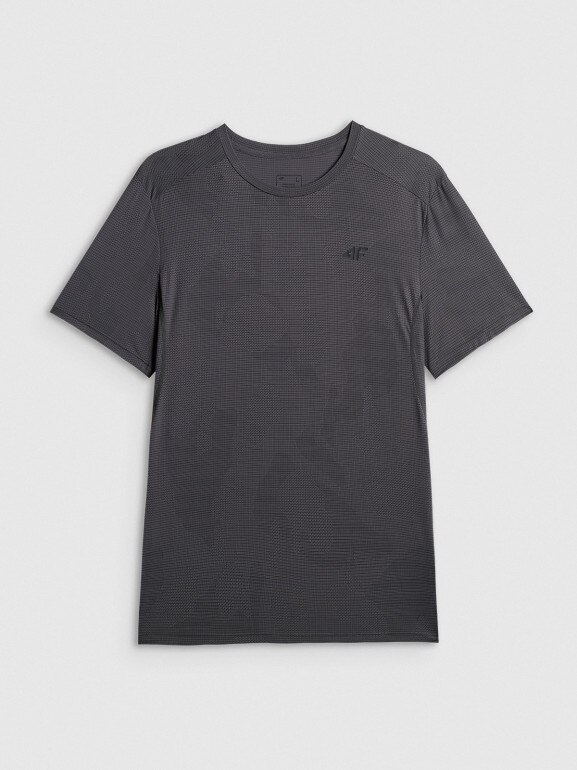 Męska koszulka treningowa 4F 4FWSS26TFTSM1778 - szara