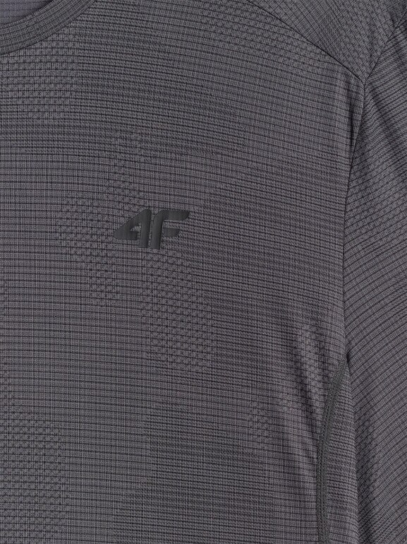 Męska koszulka treningowa 4F 4FWSS26TFTSM1778 - szara