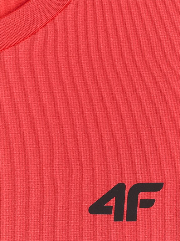 Męska koszulka treningowa 4F 4FWSS26TFTSM1785 - czerwona