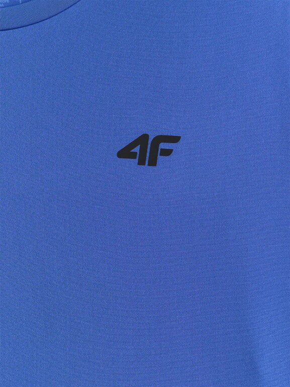 Męska koszulka treningowa 4F 4FWSS26TFTSM1785 - niebieska